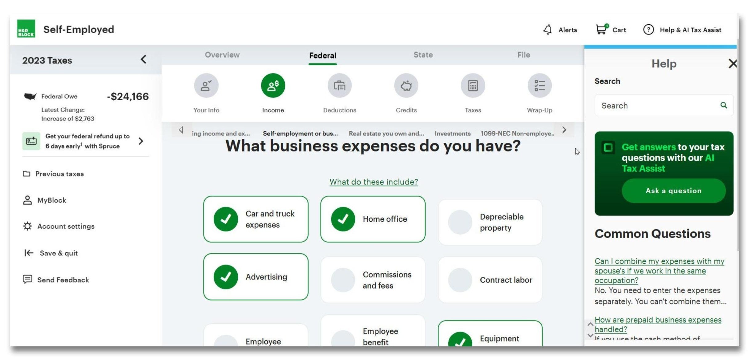 H&R Block Tax Software 2025