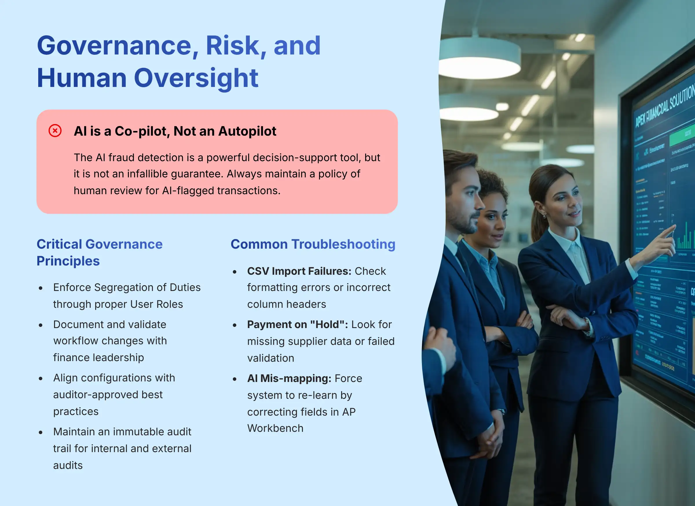 Governance Risk and Human Oversight
