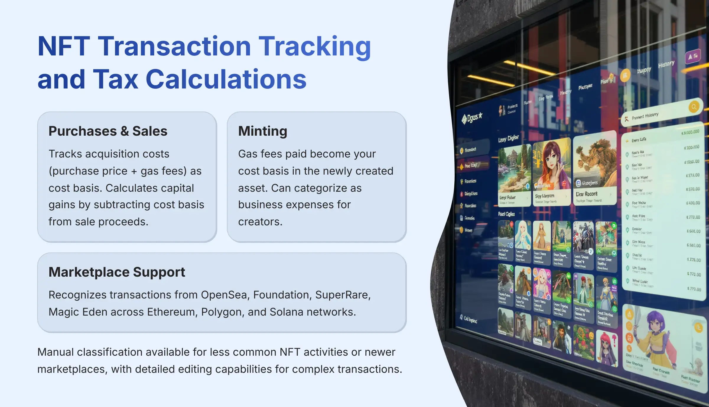 NFT Transaction Tracking