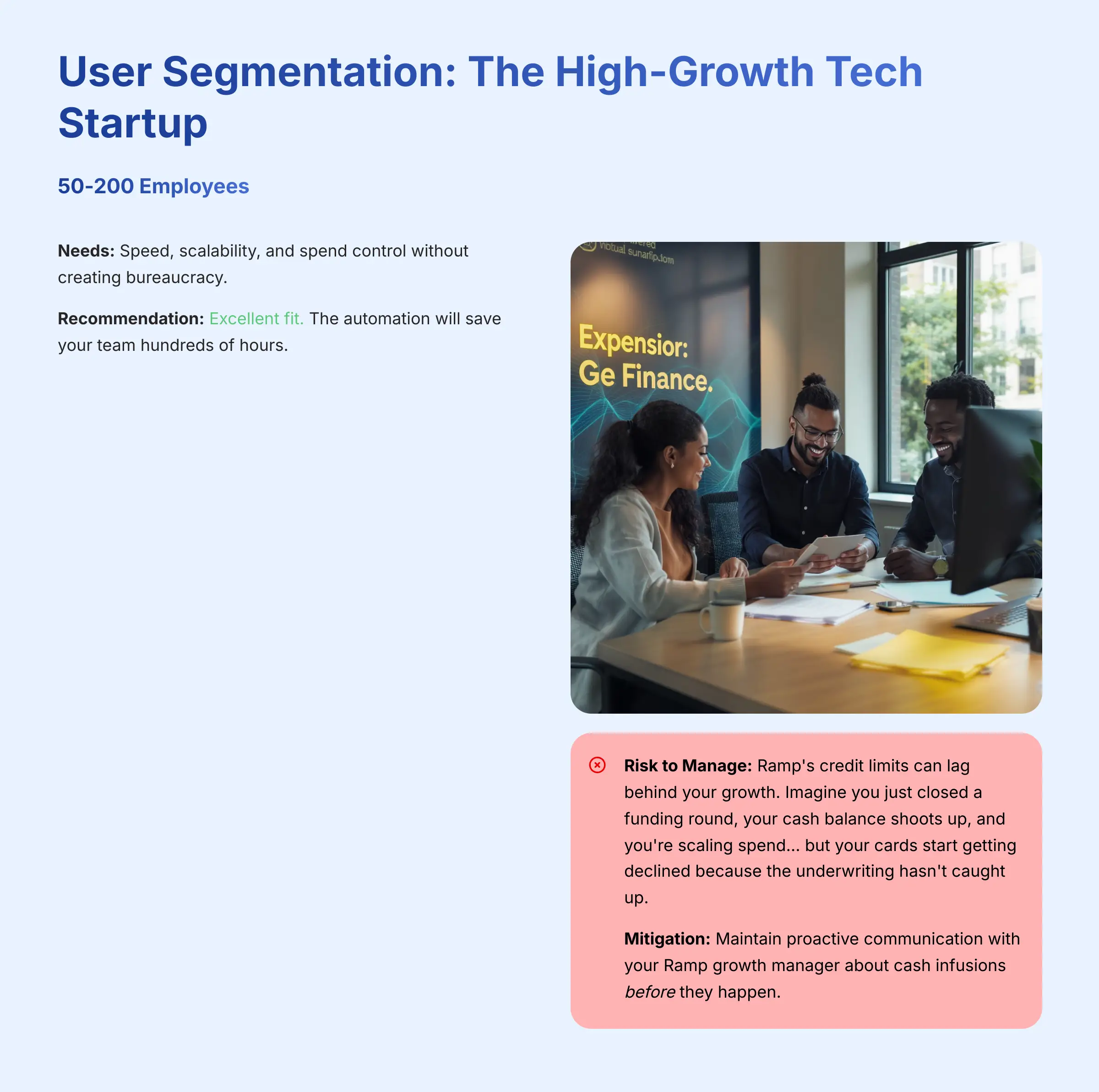 High-Growth Tech Startup User Segmentation