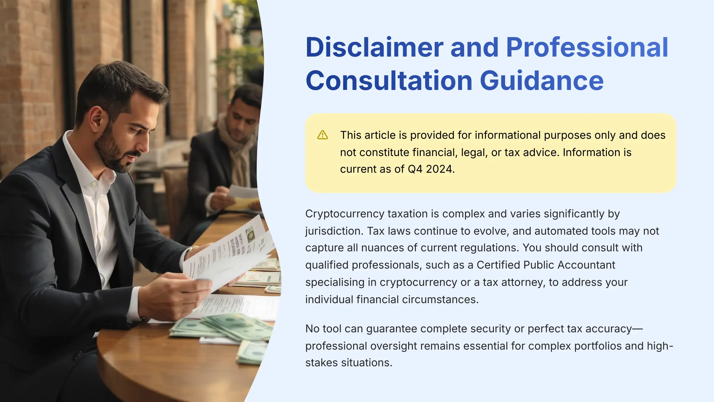 Disclaimer and Professional Consultation Guidance