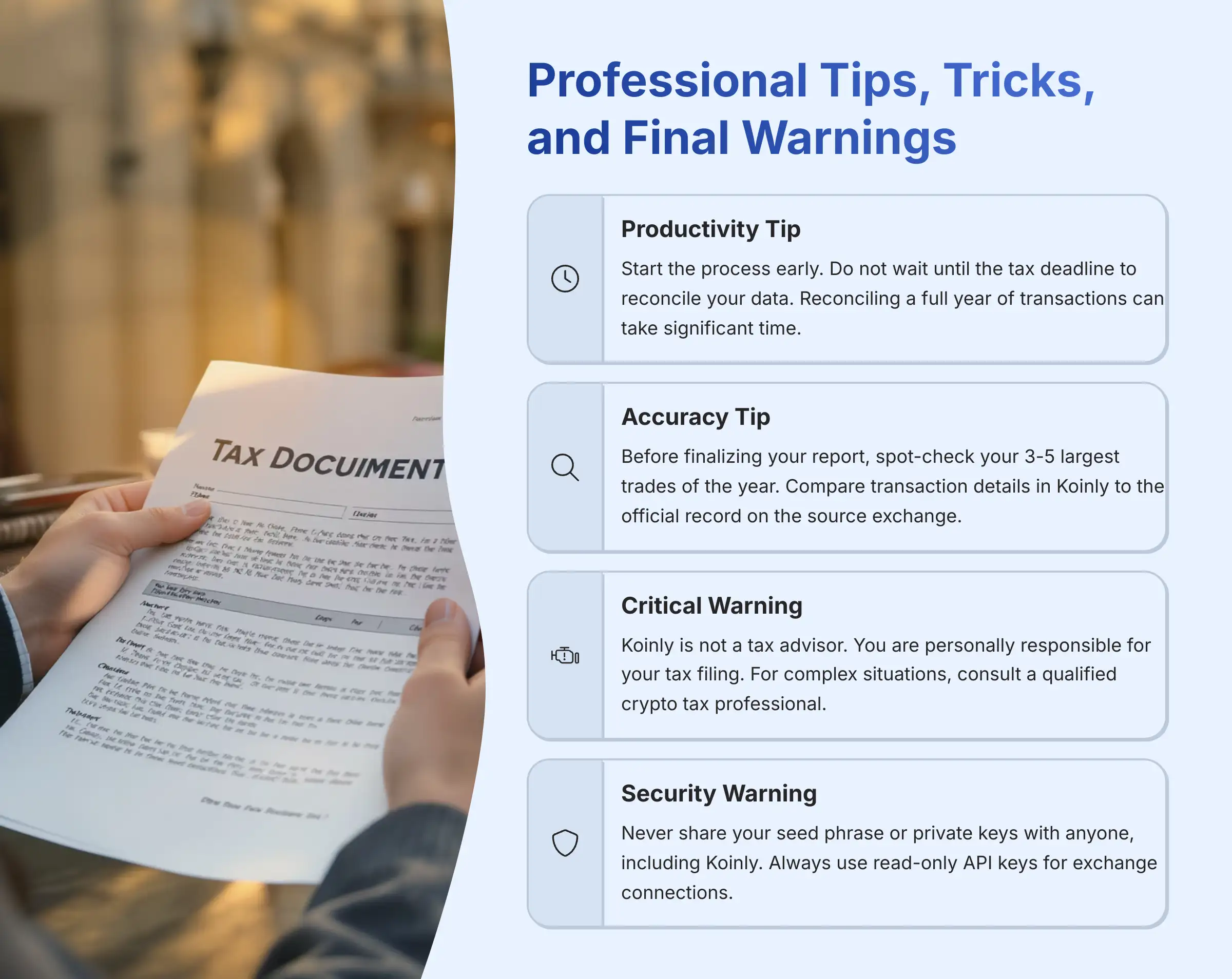 Professional Tips Tricks and Final Warnings