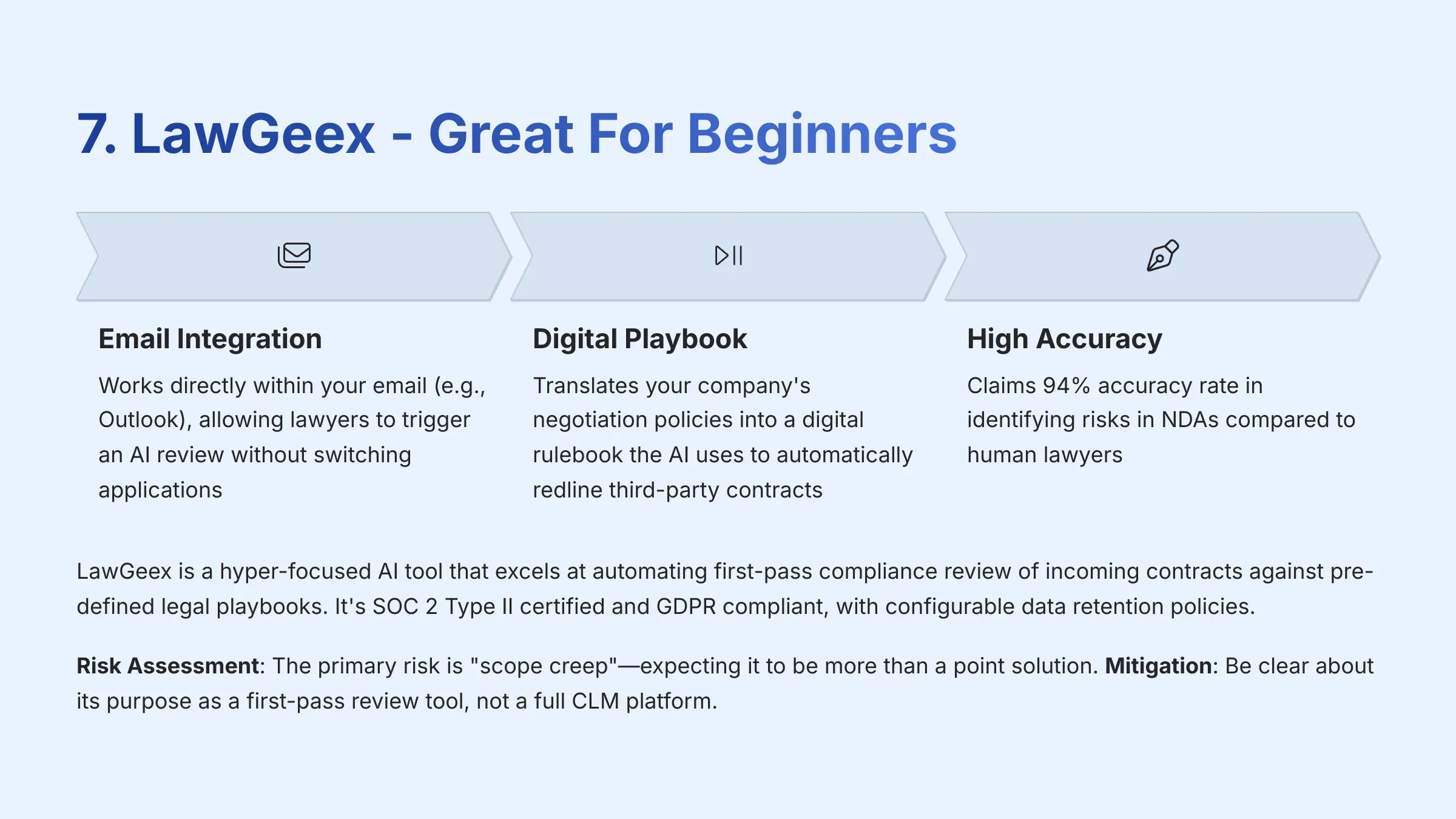 LawGeex - Great For Beginners