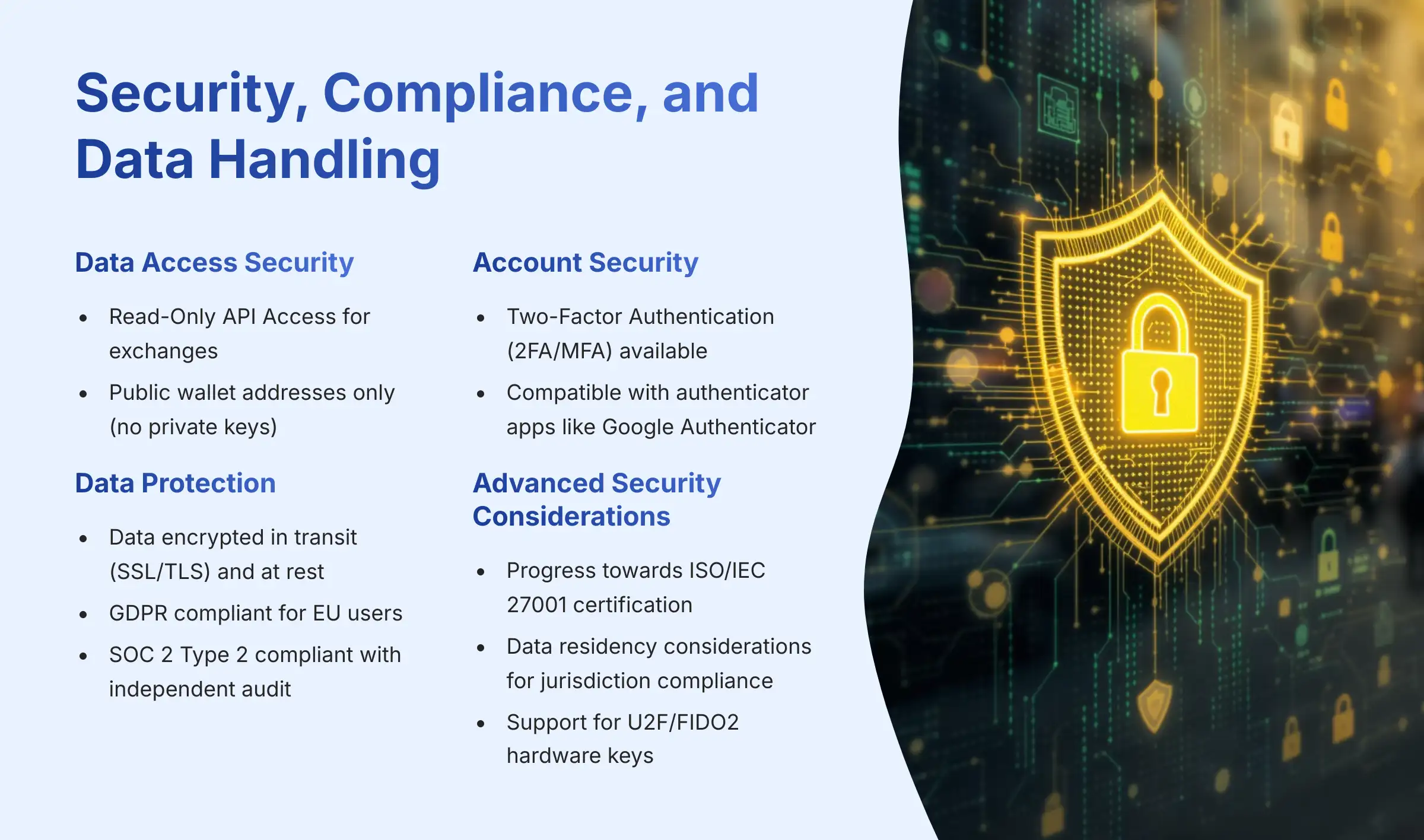 Security, Compliance, and Data Handling