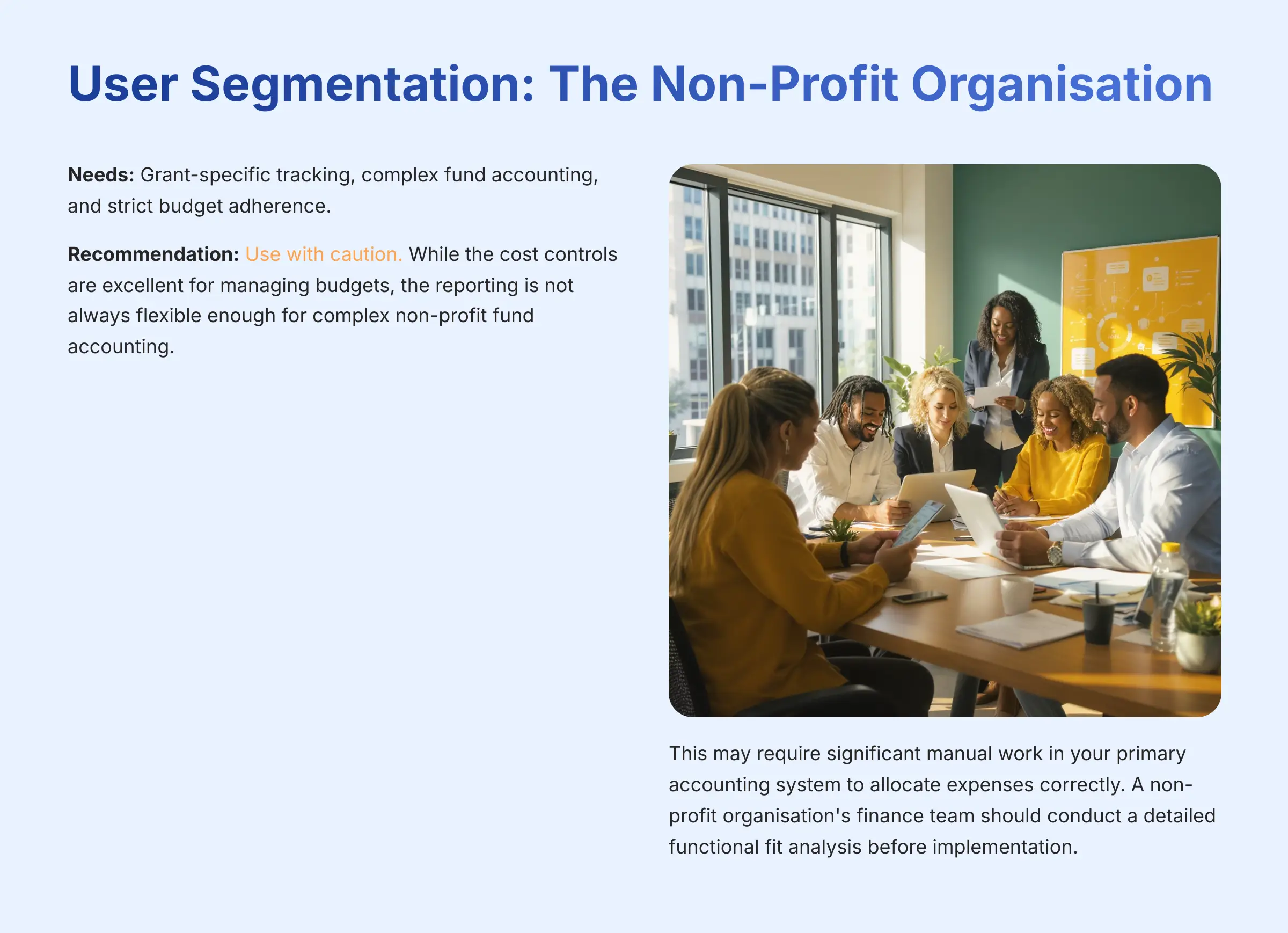 Non-Profit Organization User Segmentation