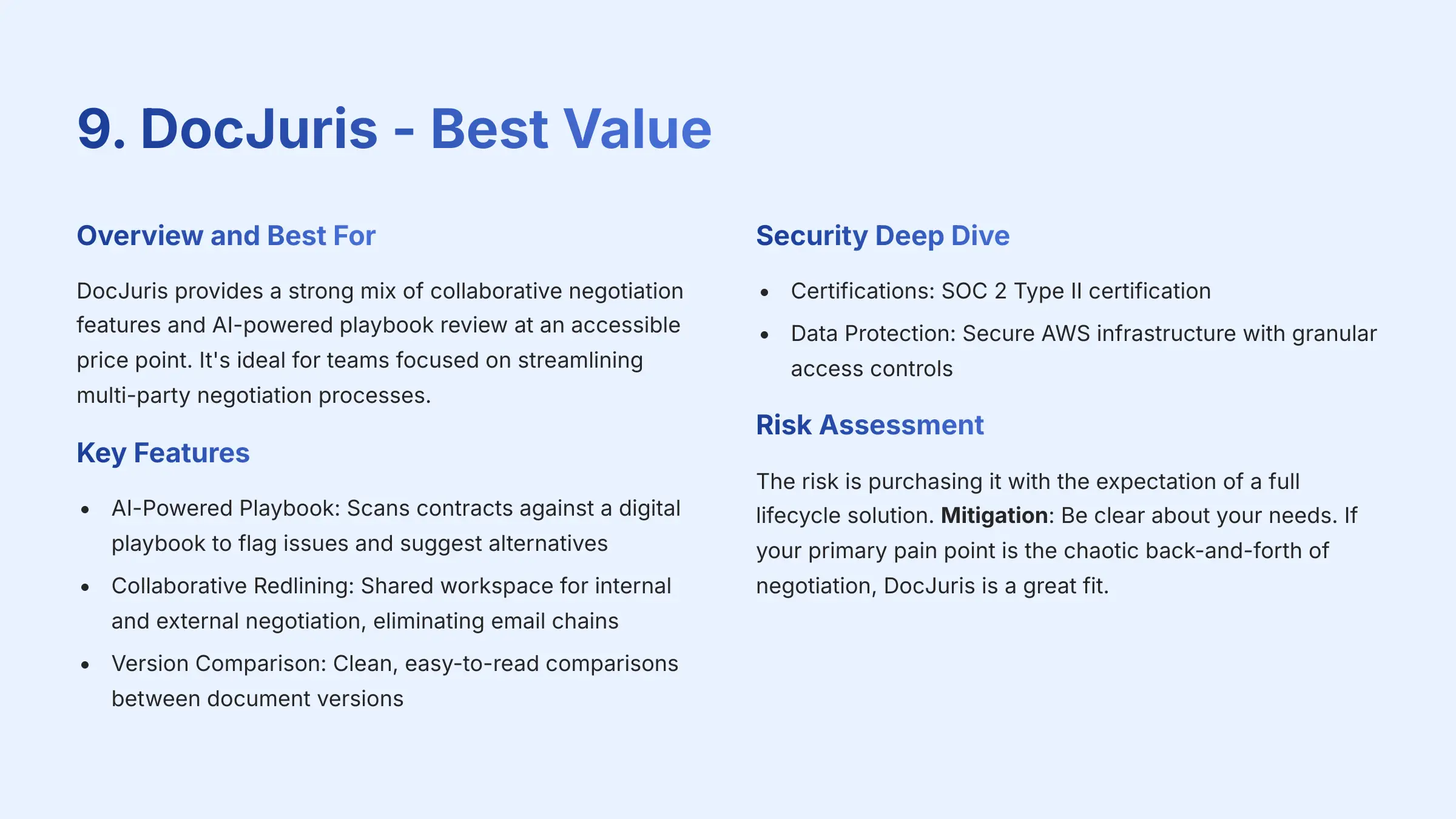 DocJuris - Best Value