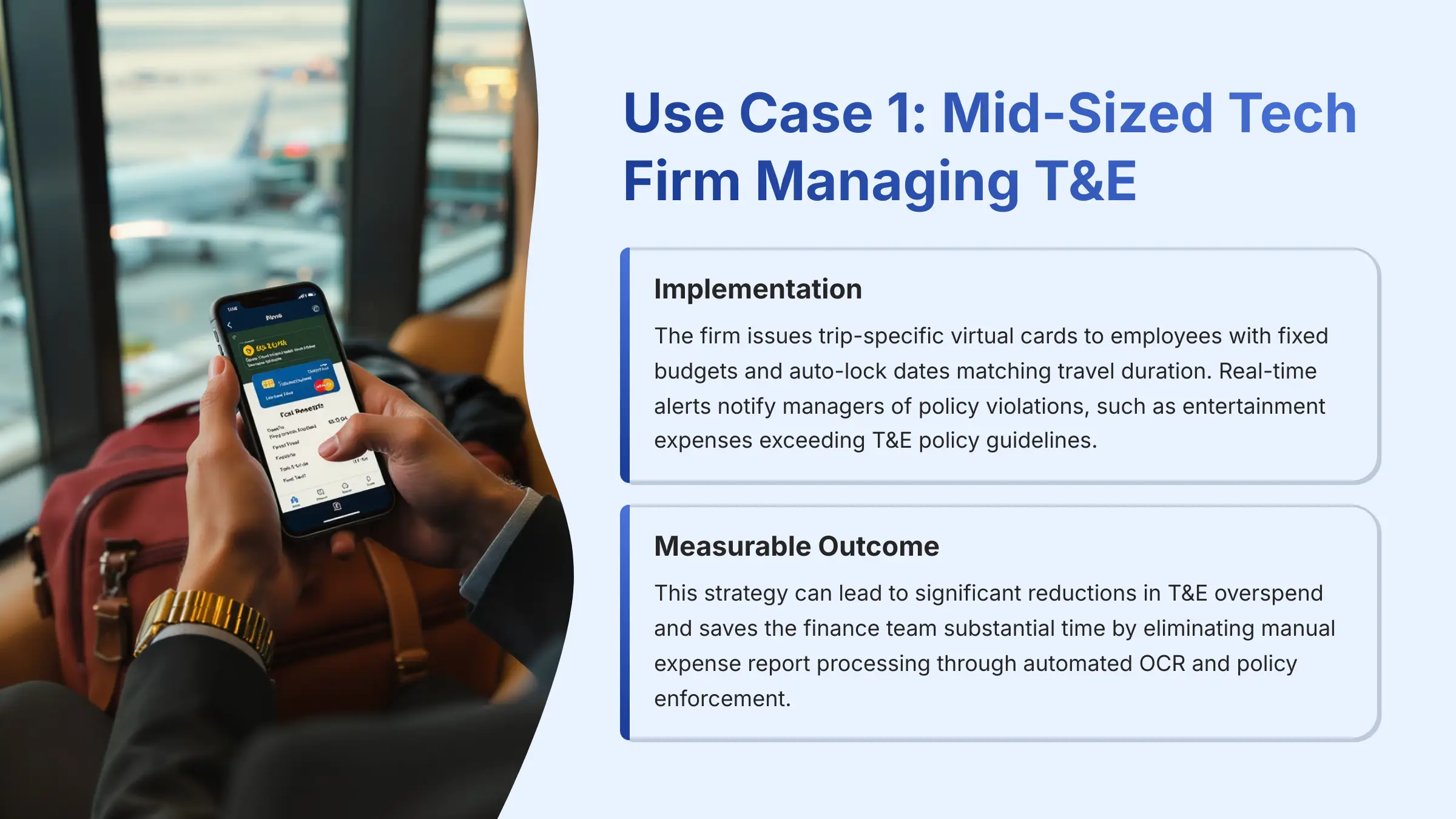 Use Case 1 Mid Sized Tech Firm Managing T and E