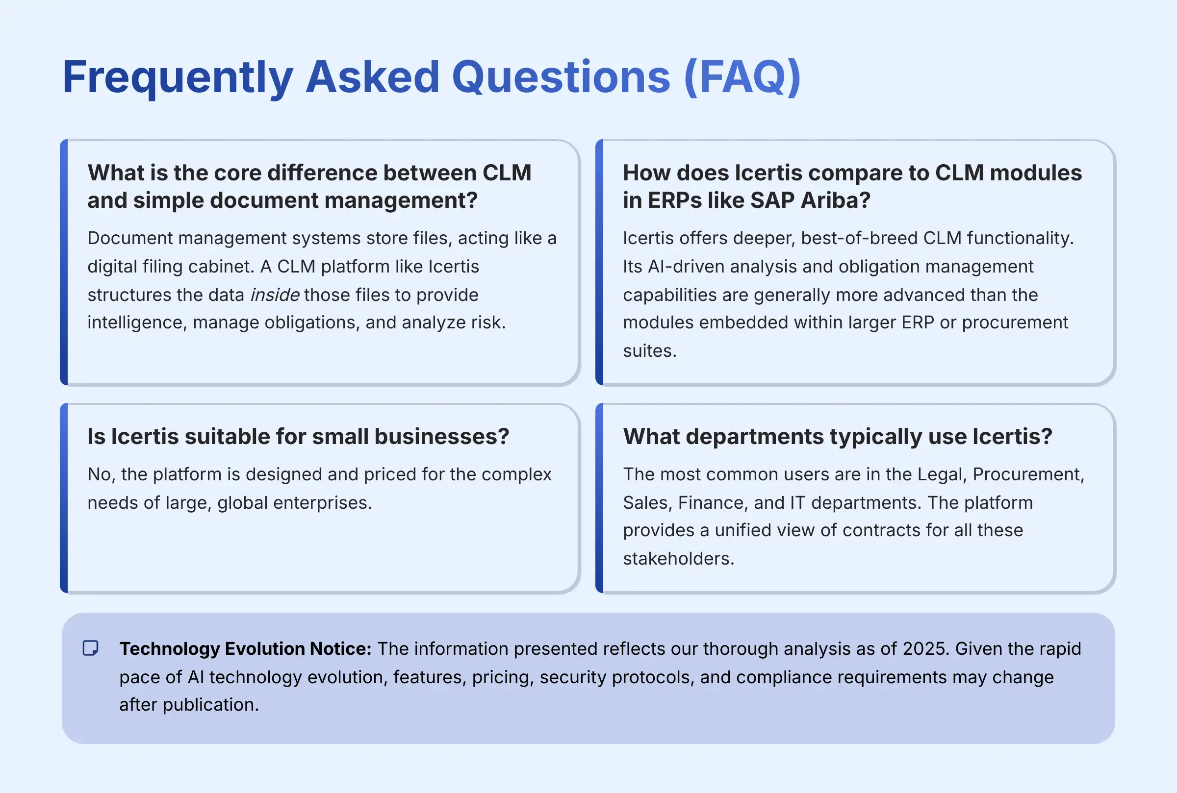 Frequently Asked Questions FAQ