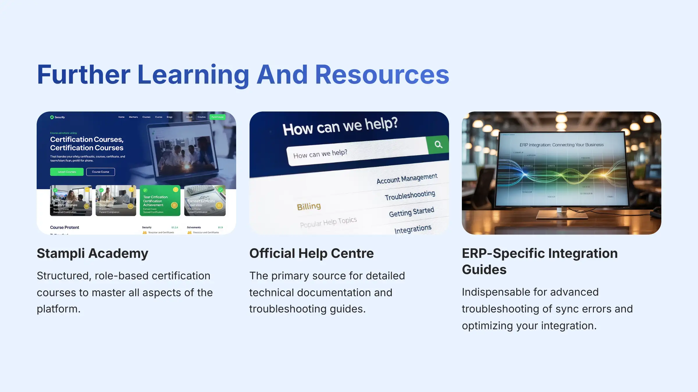 Further Learning And Resources