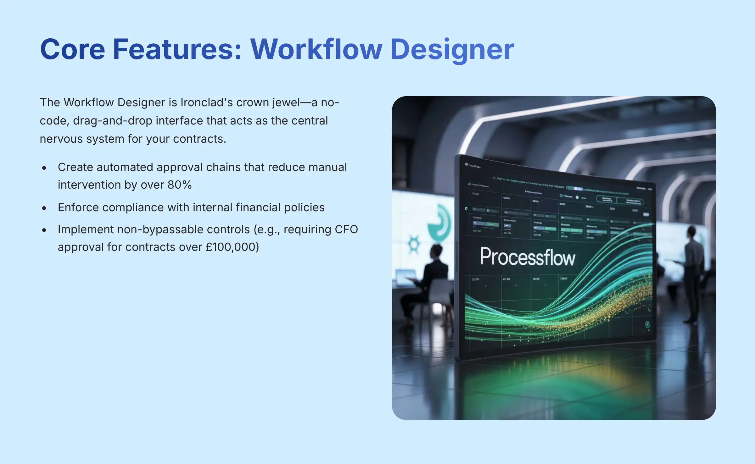 Core Features Workflow Designer