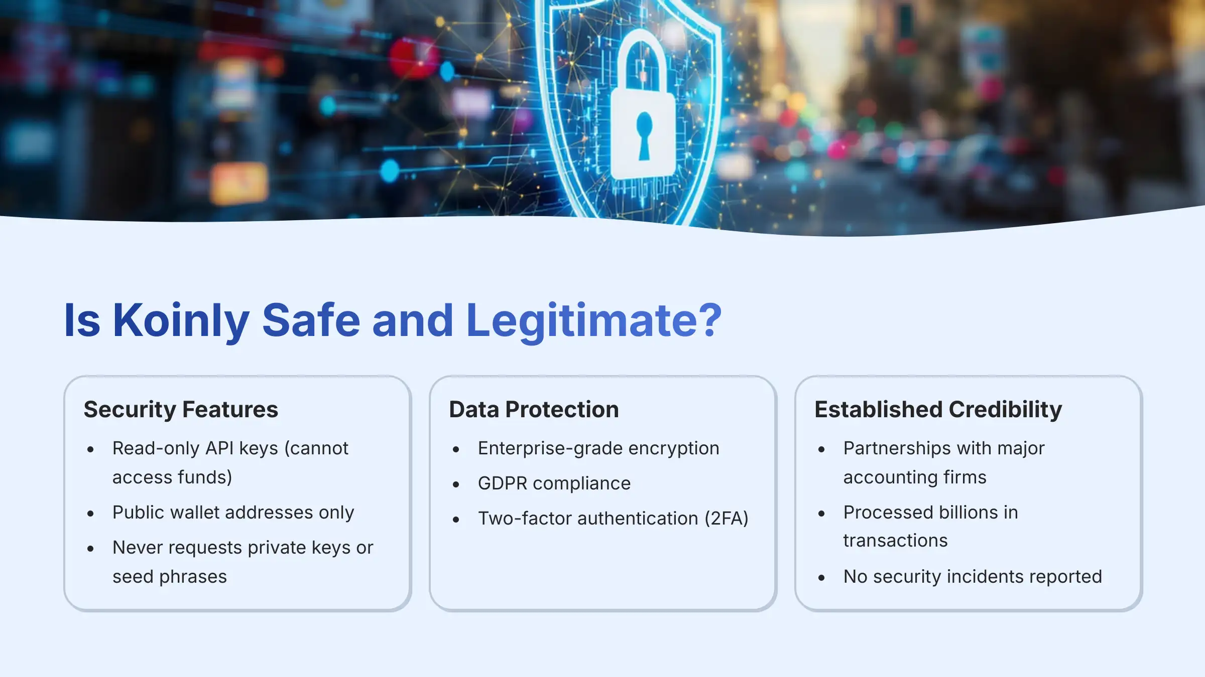Koinly Security and Legitimacy