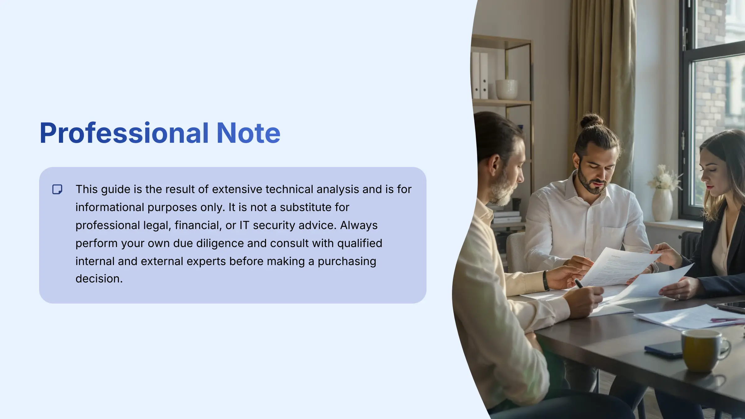 Professional Note