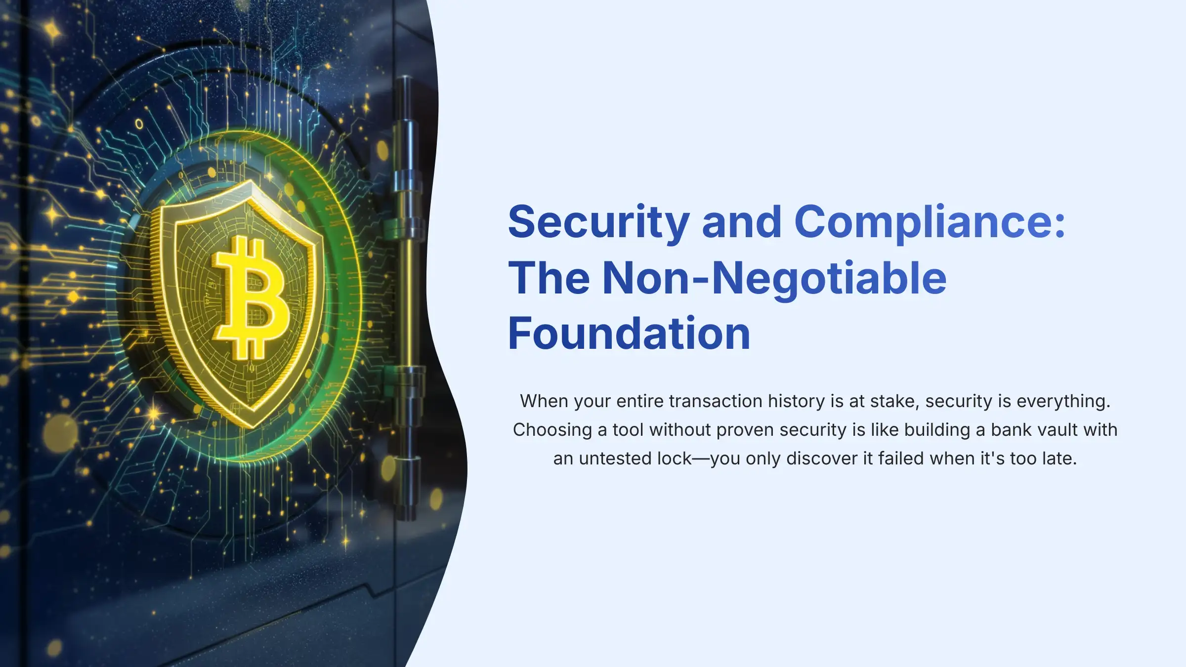 Security and Compliance The Non-Negotiable Foundation