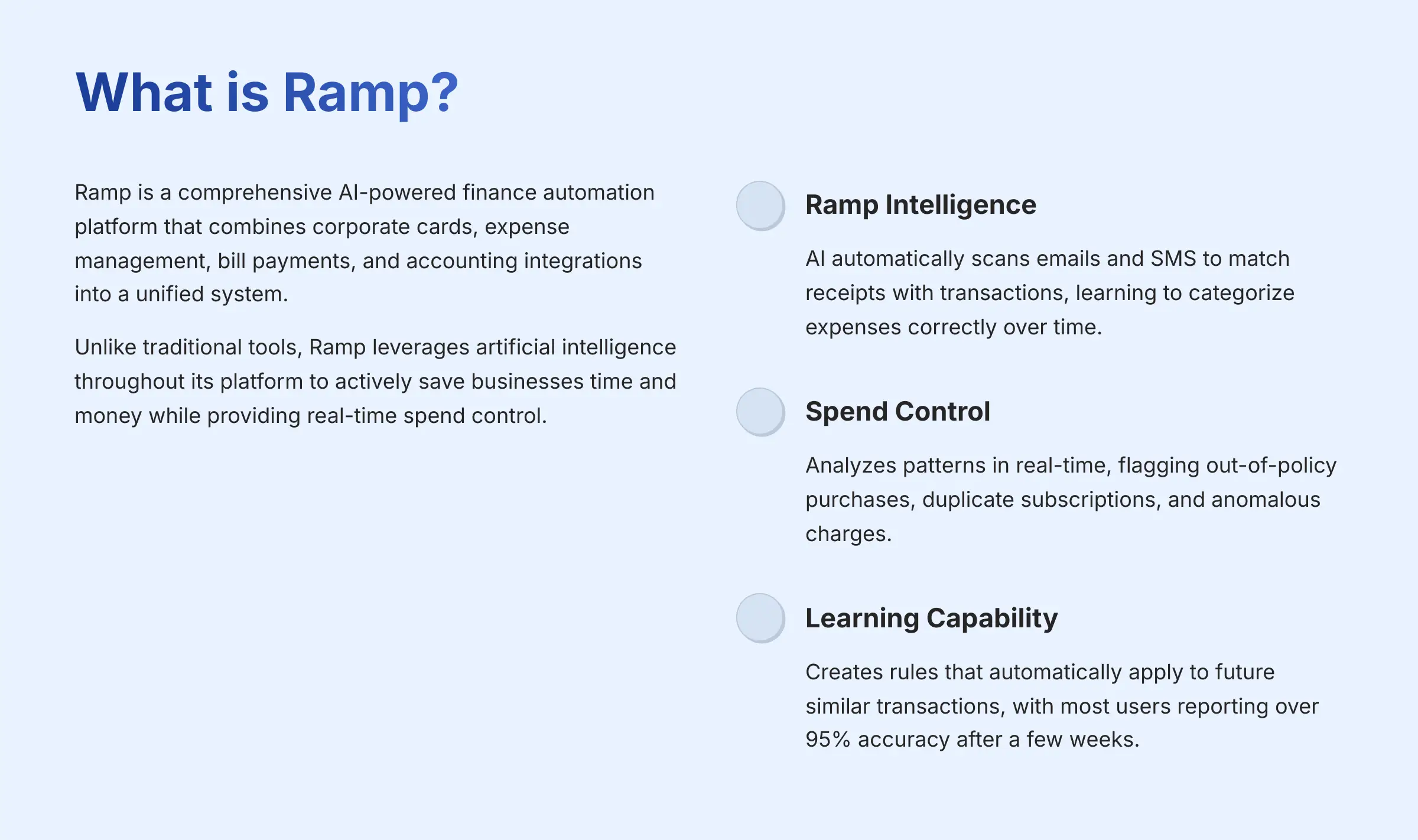 What is Ramp AI Finance Platform