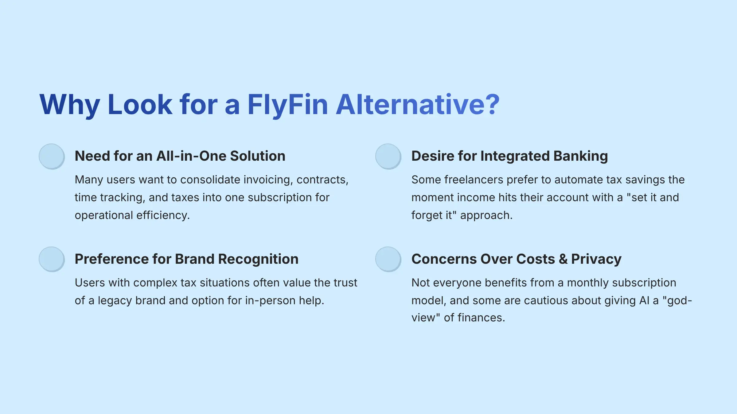 Why Look for a FlyFin Alternative