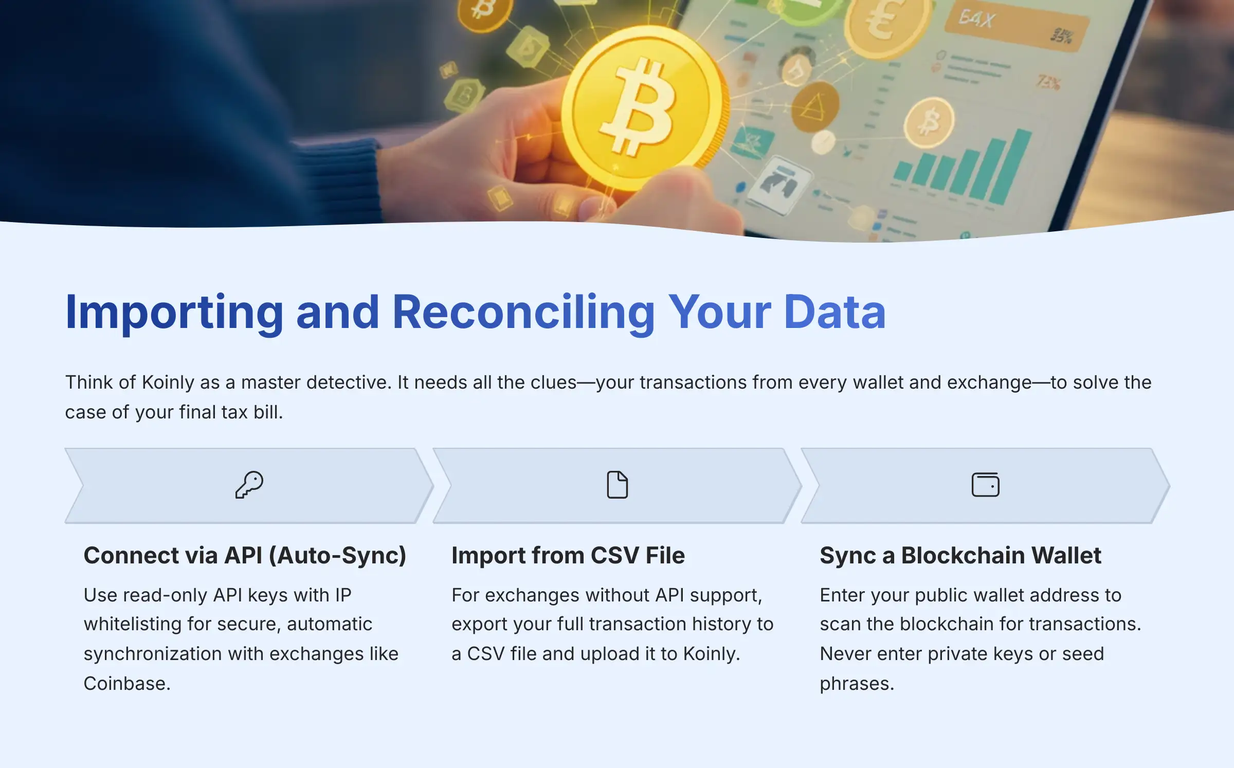 Importing and Reconciling Your Data