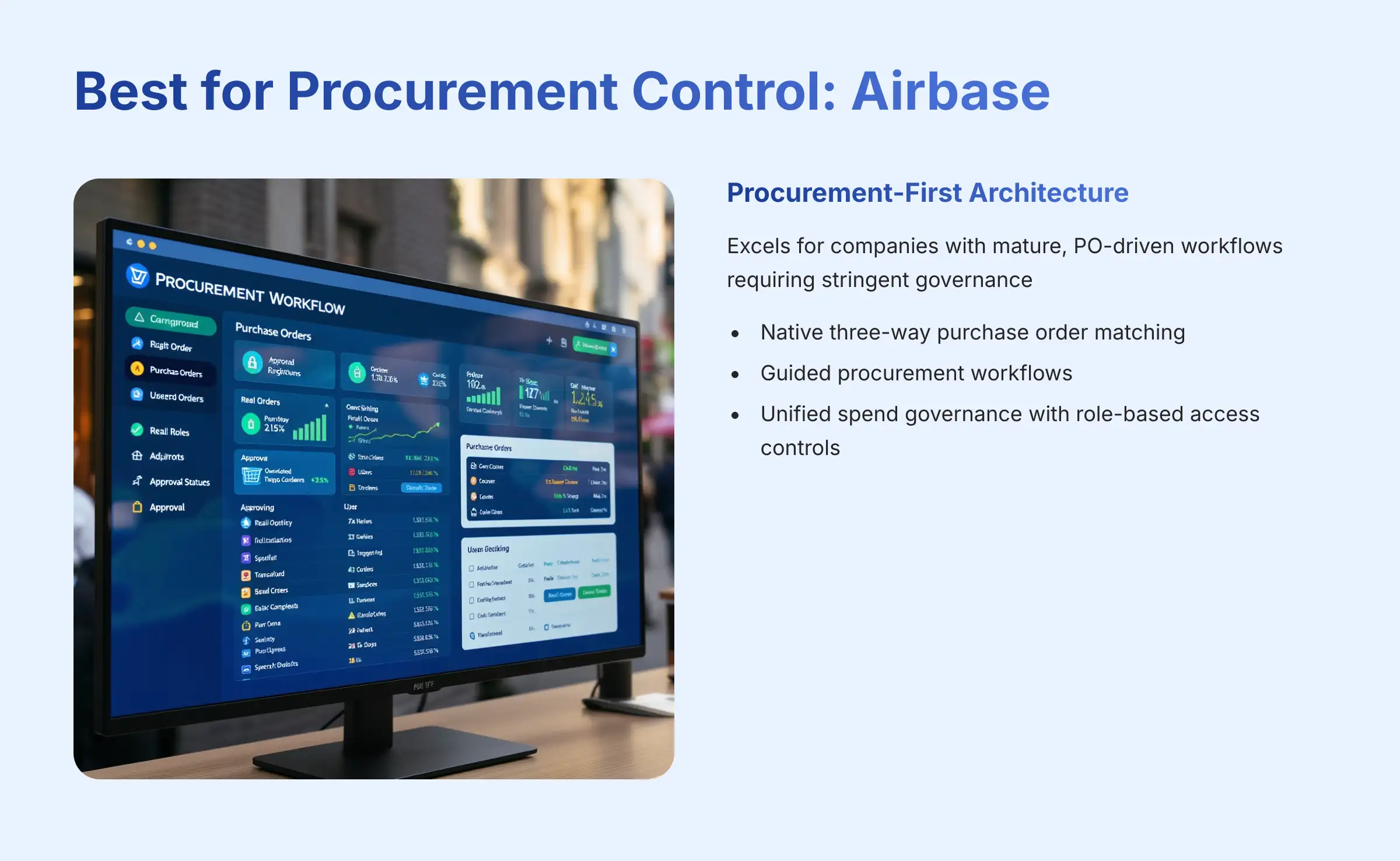 Best for Procurement Control - Airbase