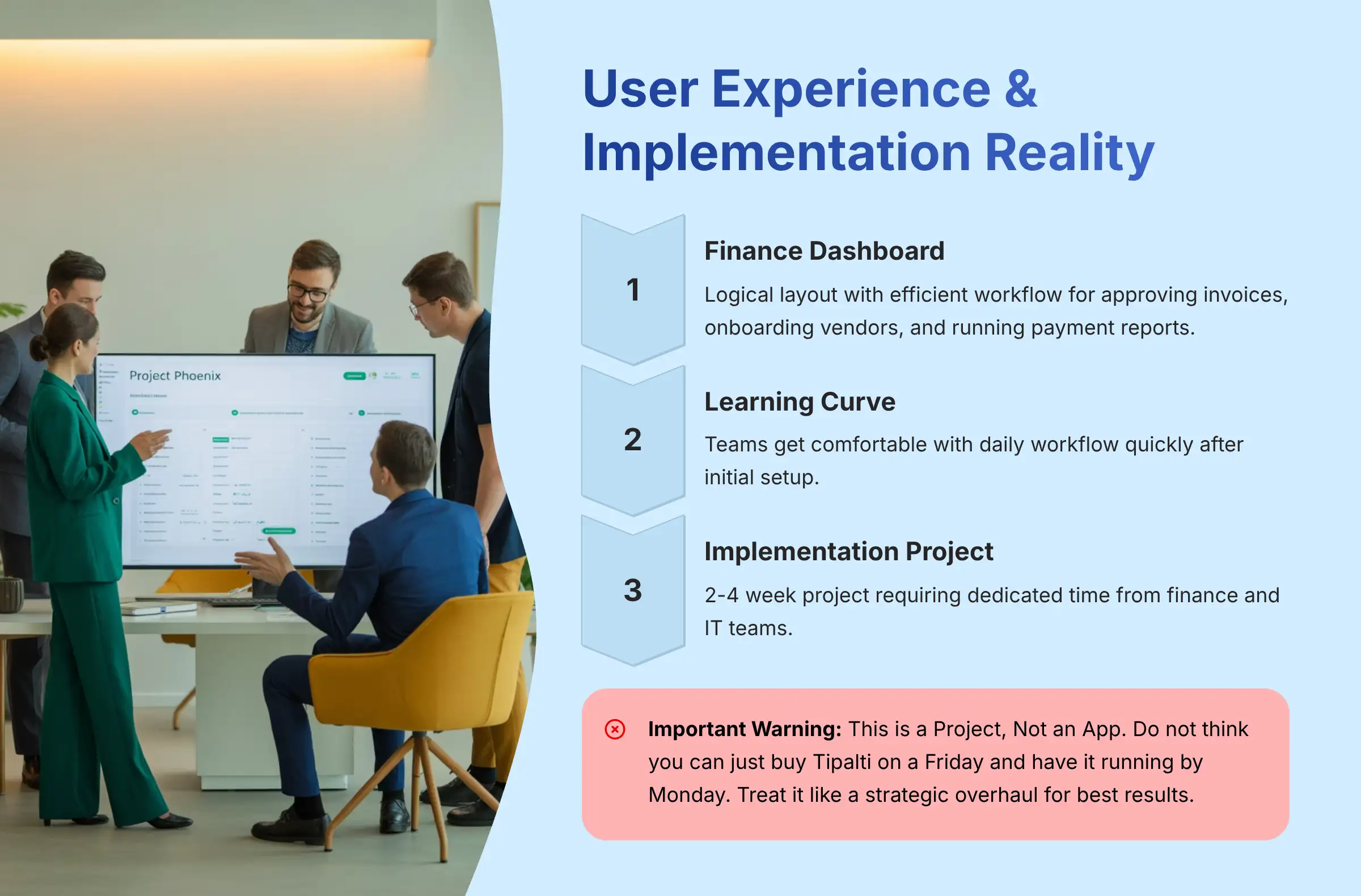 User Experience and Implementation Reality