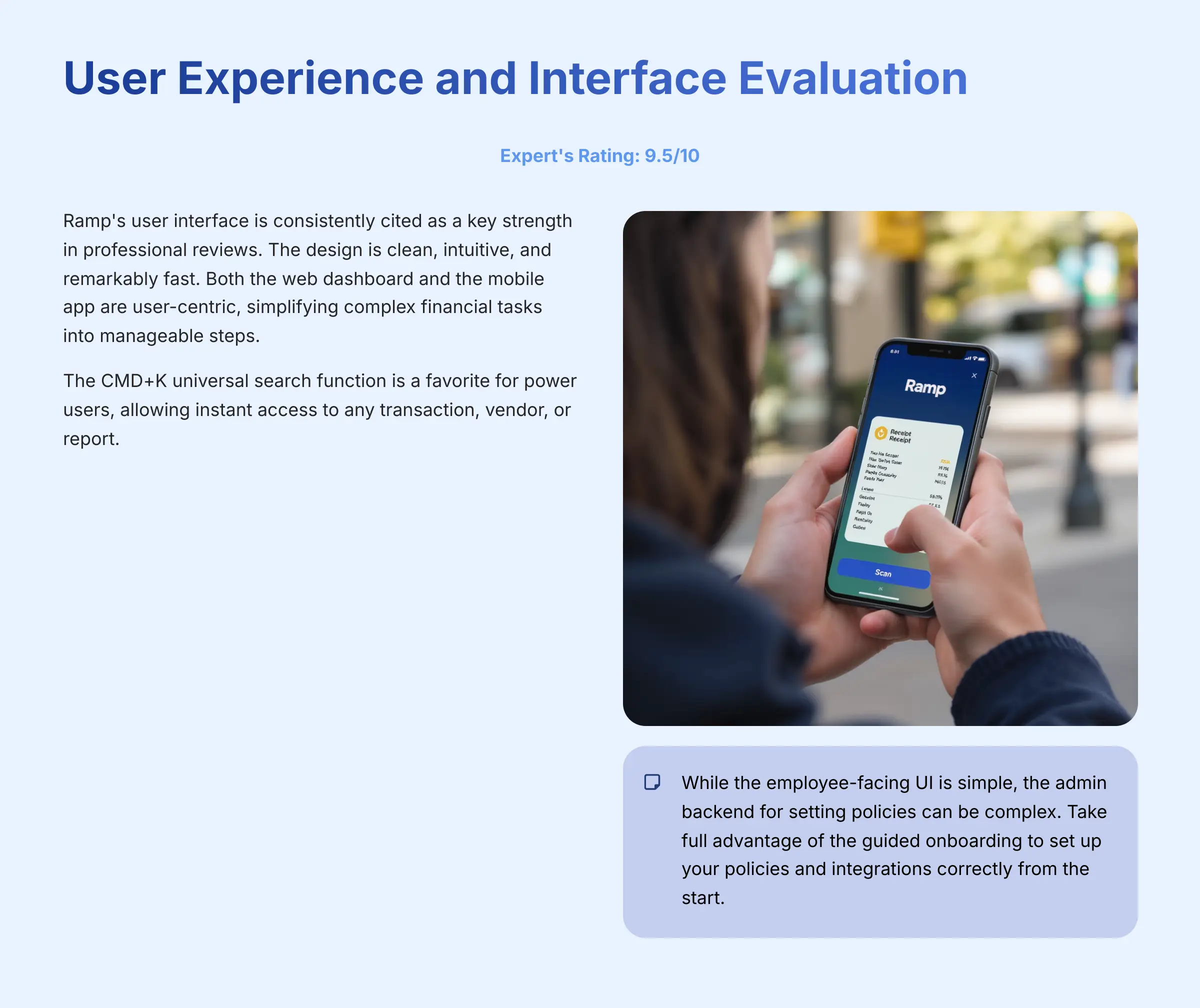 User Experience and Interface Evaluation