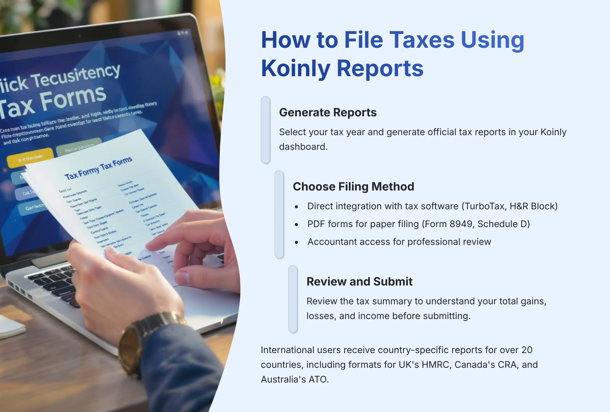 Filing Taxes with Koinly Reports