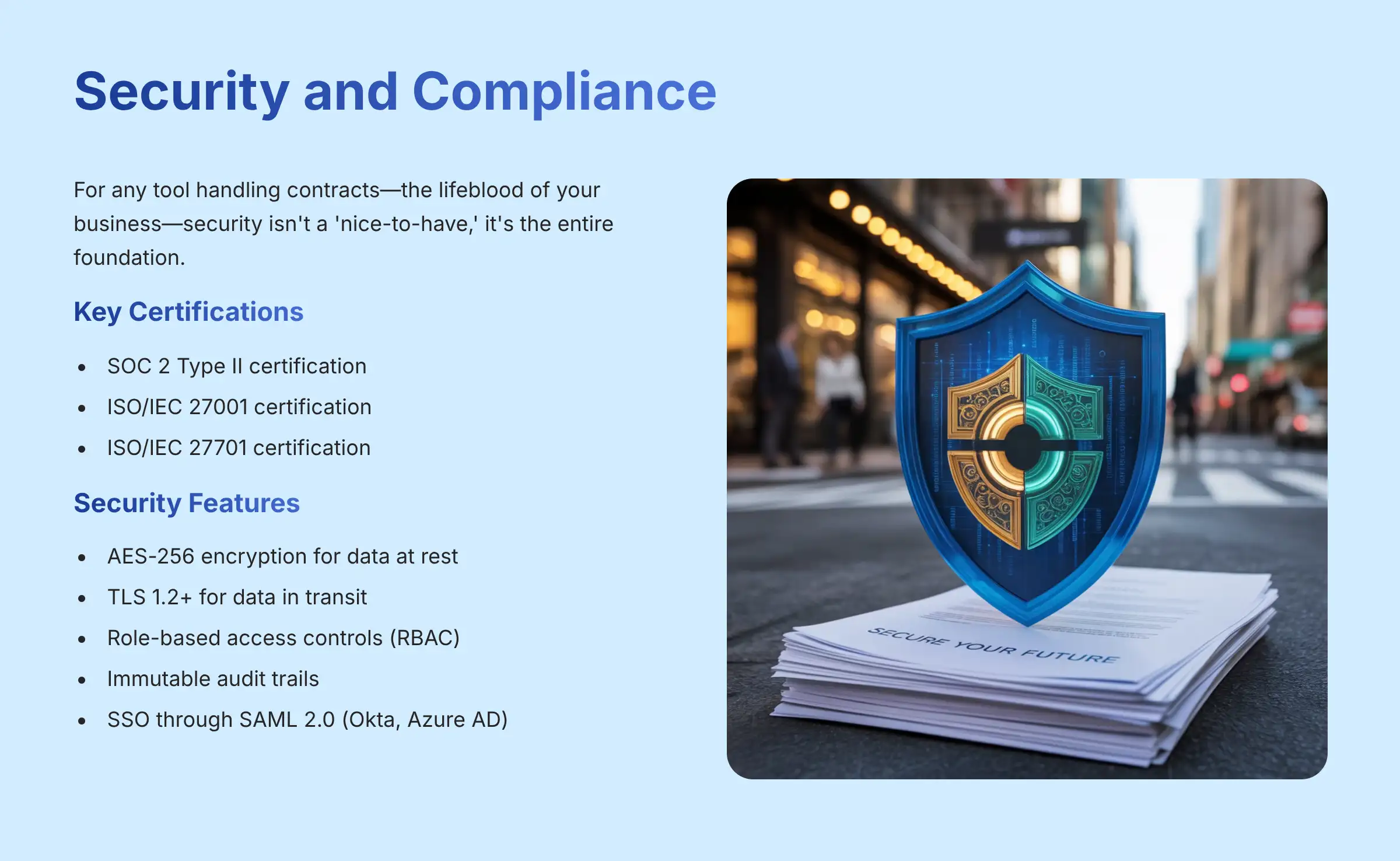 Security and Compliance