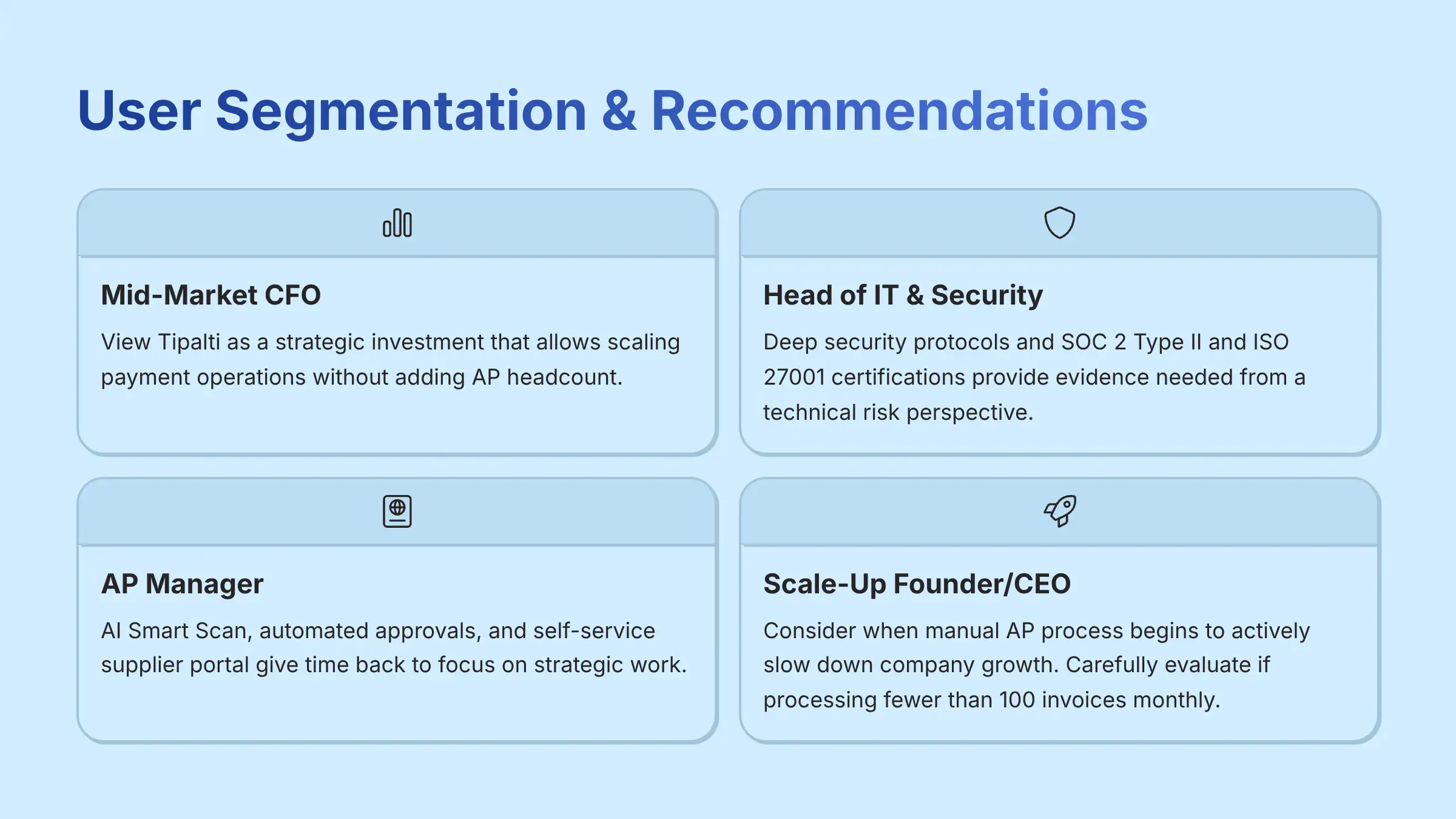 User Segmentation and Recommendations