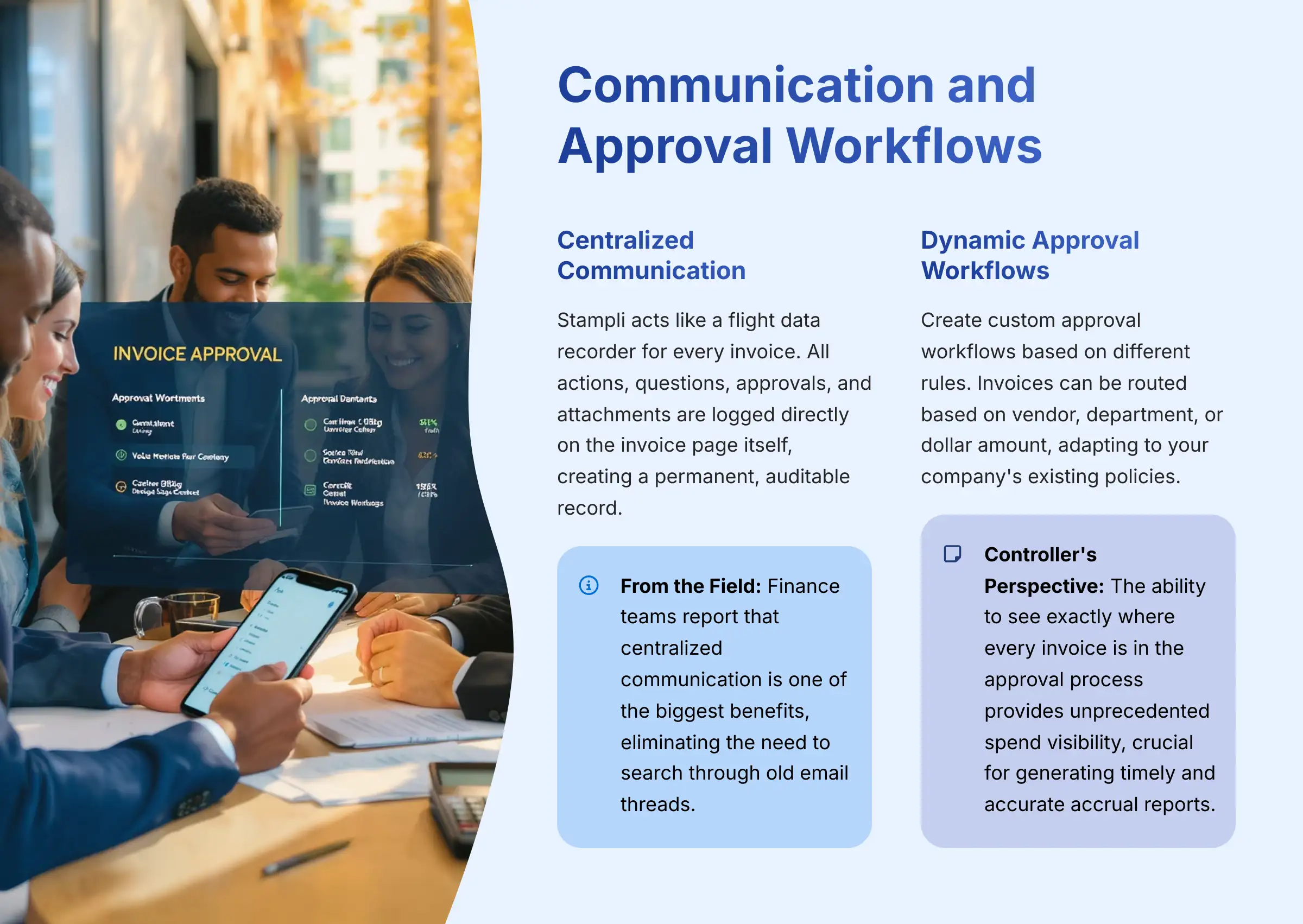 Communication and Approval Workflows
