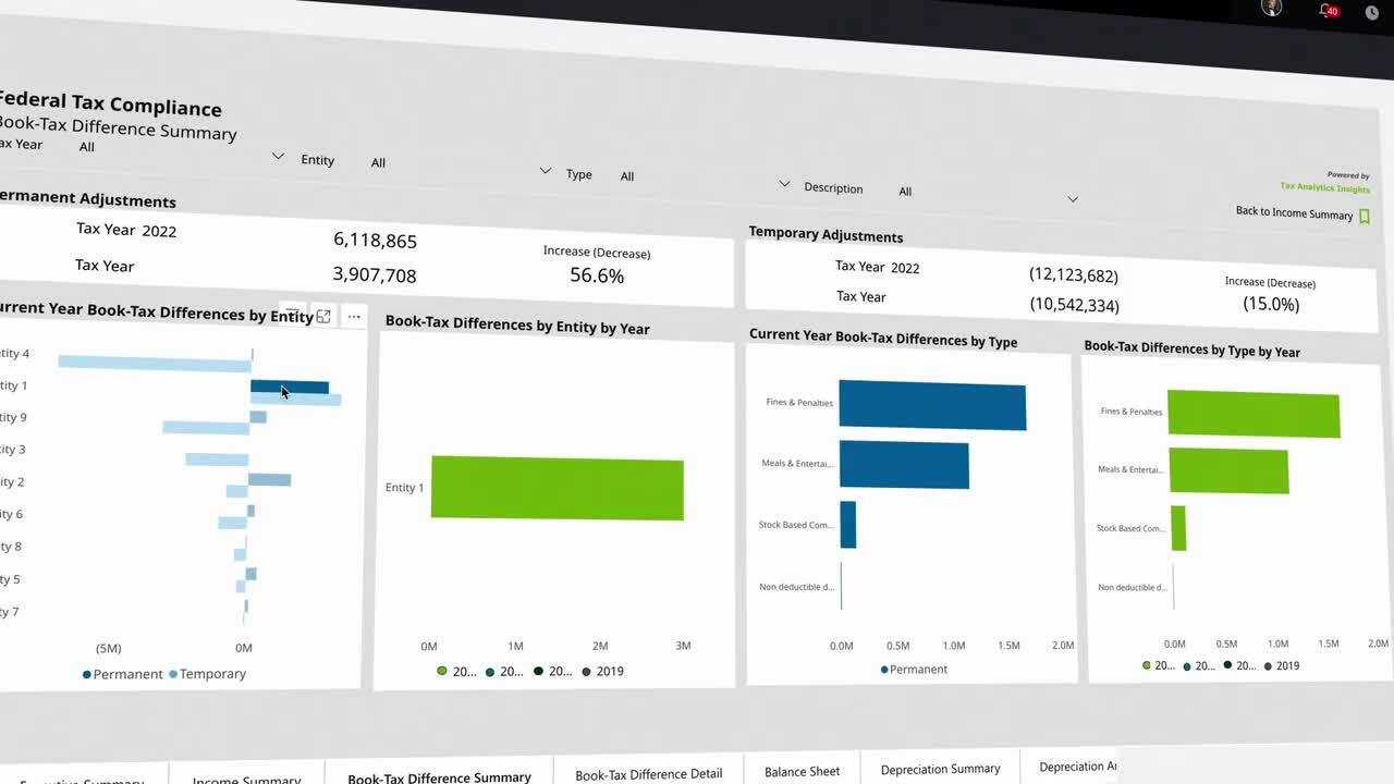 AI Tax Preparation Software Interface