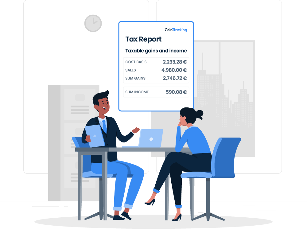 CoinTracking crypto tax software interface