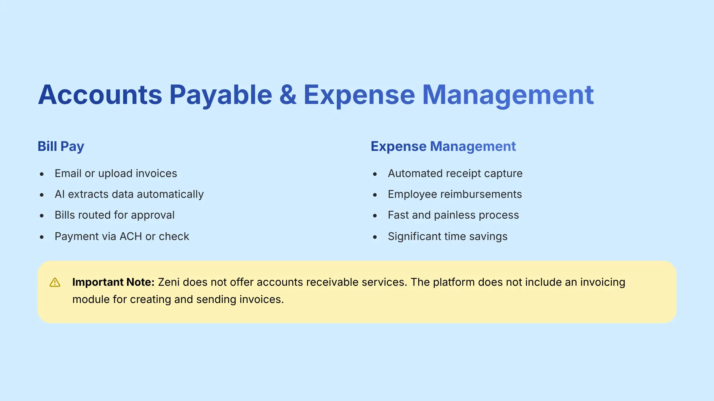 Accounts Payable and Expense Management