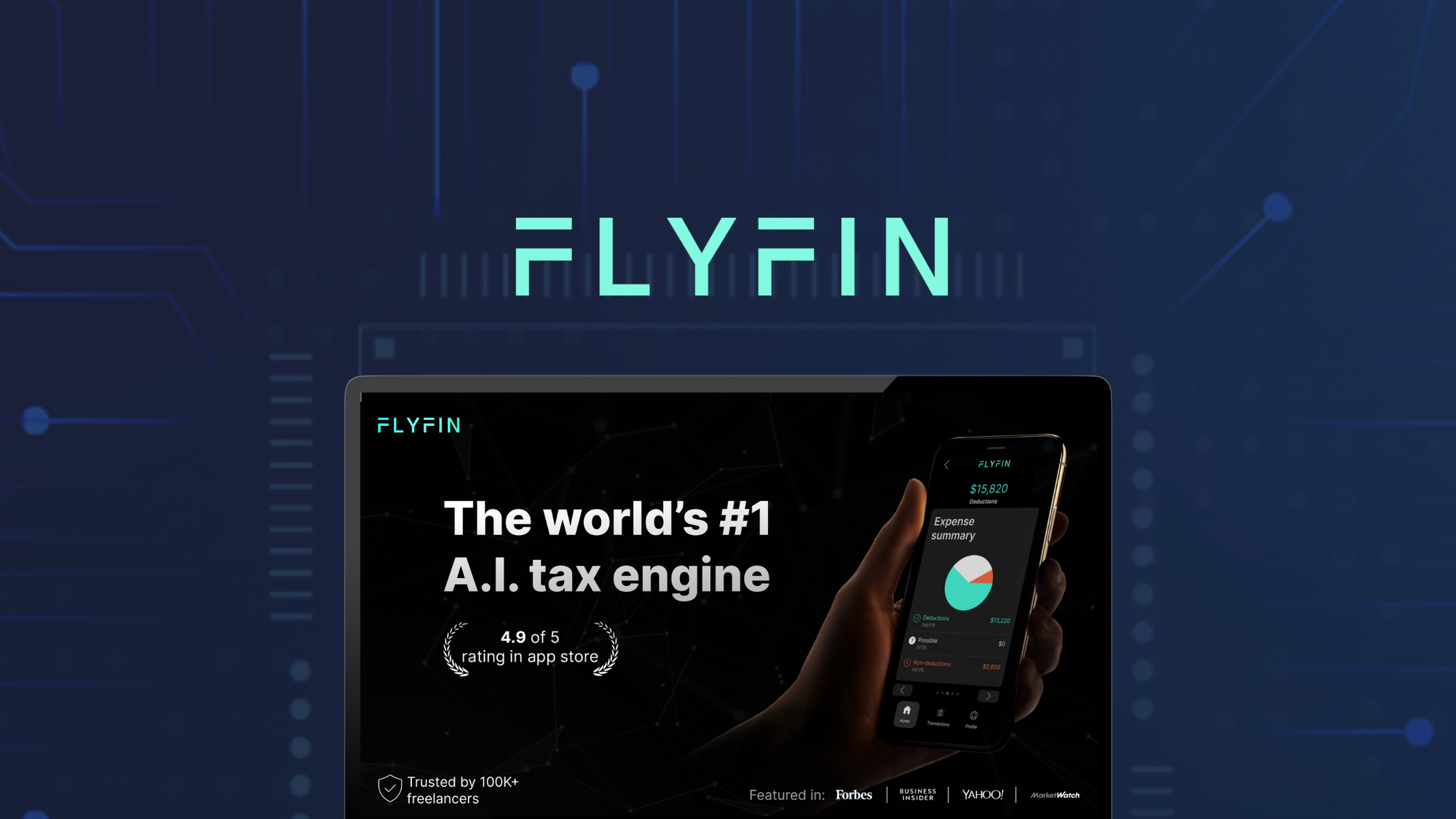 FlyFin AI Expense Management Interface