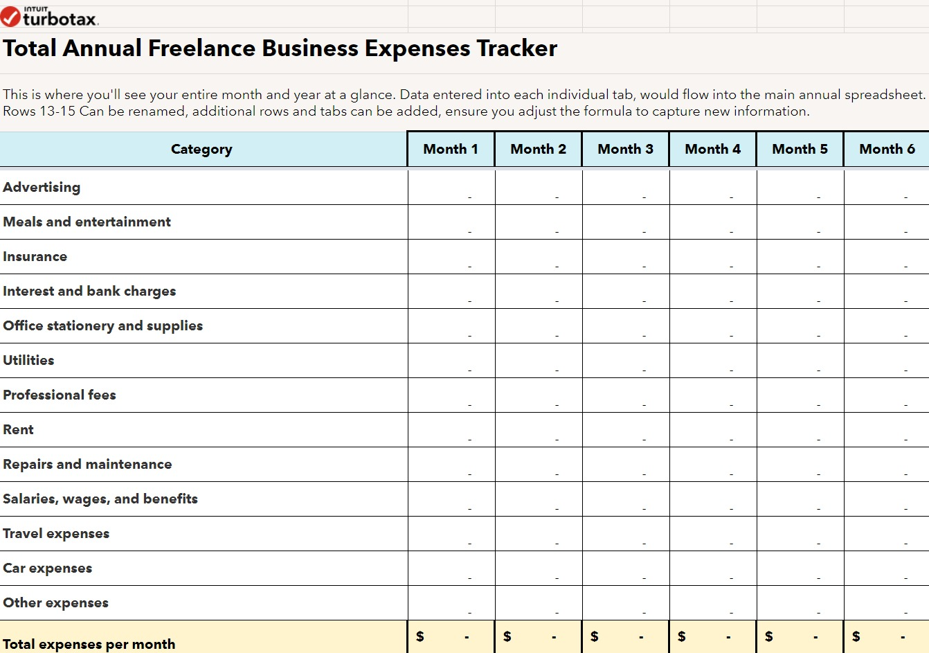 Freelancer Tax Deductions Expense Tracking